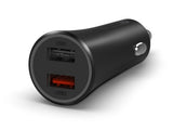 Xiaomi Mi 37W Dual-Port Car Charger Universal Negro Encendedor de cigarrillos Auto