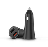 Xiaomi Mi 37W Dual-Port Car Charger Universal Negro Encendedor de cigarrillos Auto