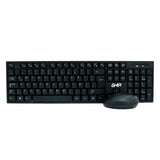 Ghia GT5000 teclado Ratón incluido Oficina RF inalámbrico QWERTY Español Negro, Tamaño completo (100%)