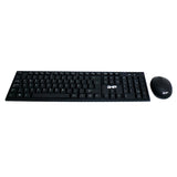 Ghia GT5000 teclado Ratón incluido Oficina RF inalámbrico QWERTY Español Negro, Tamaño completo (100%)