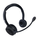TechZone TZDIBT02 audífono y auriculare Auriculares Diadema Oficina/Centro de llamadas Bluetooth Negro