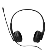 TechZone TZDIA01 audífono y auriculare Audífonos Alámbrico Diadema Oficina/Centro de llamadas USB tipo A Negro