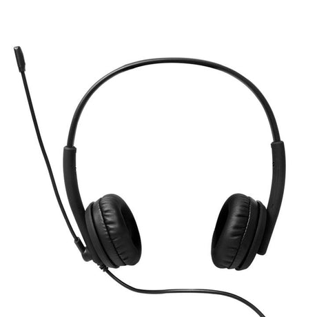 TechZone TZDIA01 audífono y auriculare Audífonos Alámbrico Diadema Oficina/Centro de llamadas USB tipo A Negro