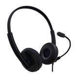 TechZone TZDIA01 audífono y auriculare Audífonos Alámbrico Diadema Oficina/Centro de llamadas USB tipo A Negro