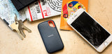 SanDisk Extreme Portable 500 GB USB Tipo C 3.2 Gen 2 (3.1 Gen 2) Negro, 1050 MB/s, Protección mediante contraseña