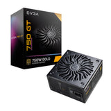 EVGA SuperNOVA 750 GT unidad de fuente de alimentación 750 W 24-pines ATX ATX Negro, 100 - 240 V, 130 W