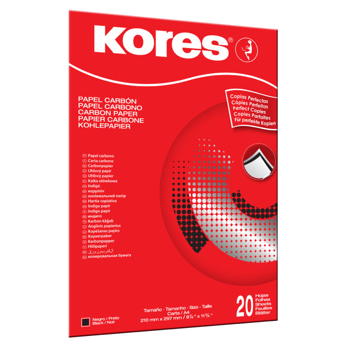Papel Carbon Kores Kopynet A4 Azul P/Lapiz C/100 - 784780