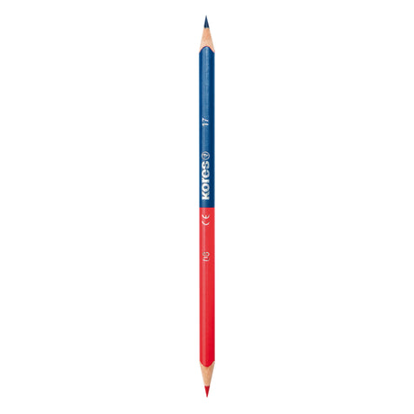 Lapiz Bicolor Kores Azul-Rojo Delgado C/12 - 948717
