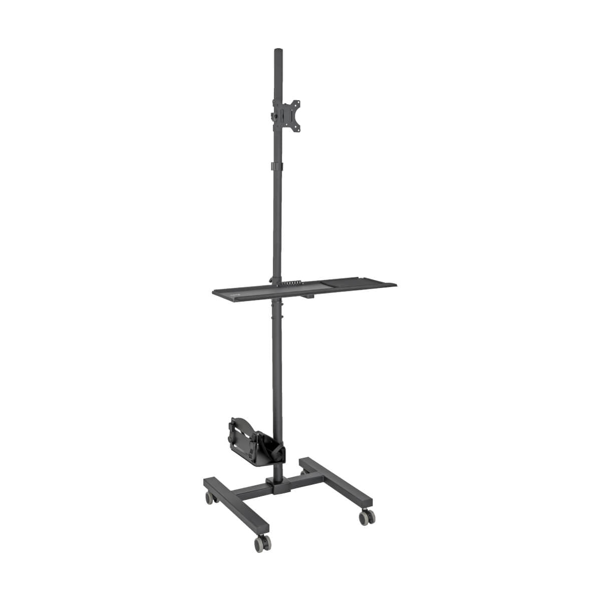 Tripp Lite DMCS1732S Estación de trabajo móvil con soporte para monitor - Para pantallas de 17" a 32", altura ajustable