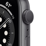 Apple Watch Series 6 OLED 40 mm Digital 324 x 394 Pixeles Pantalla táctil Gris Wifi GPS (satélite)