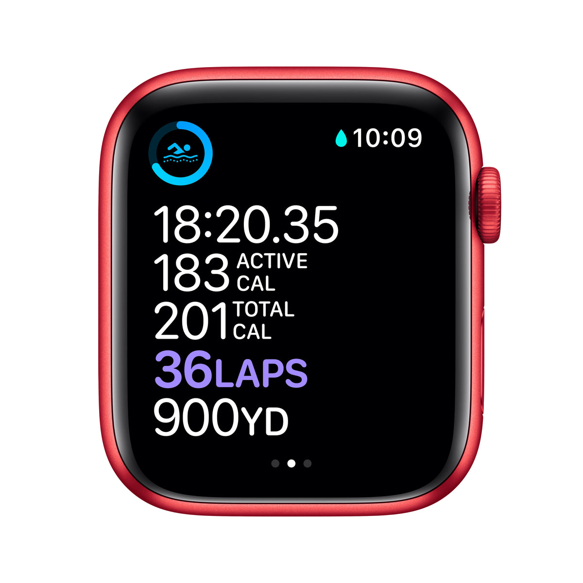 APPLE WATCH MOD. M00M3LZ/A S6 44MM GPS RED