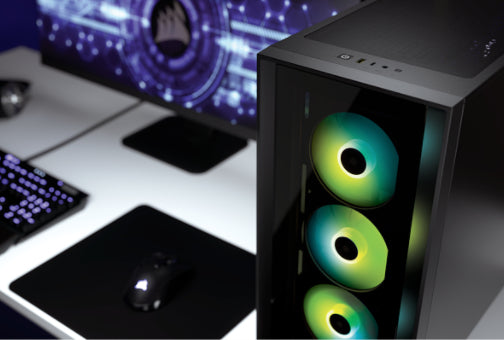 Corsair iCUE 4000X RGB Midi Tower Negro