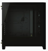Corsair iCUE 4000X RGB Midi Tower Negro, ATX, EATX, Micro ATX, CC-9011204-WW