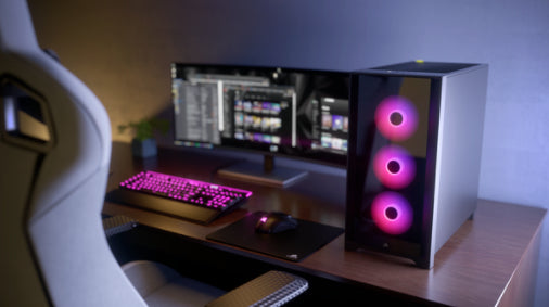 Corsair iCUE 4000X RGB Midi Tower Negro
