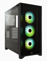 Corsair iCUE 4000X RGB Midi Tower Negro, ATX, EATX, Micro ATX, CC-9011204-WW