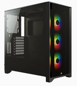 Corsair iCUE 4000X RGB Midi Tower Negro, ATX, EATX, Micro ATX, CC-9011204-WW