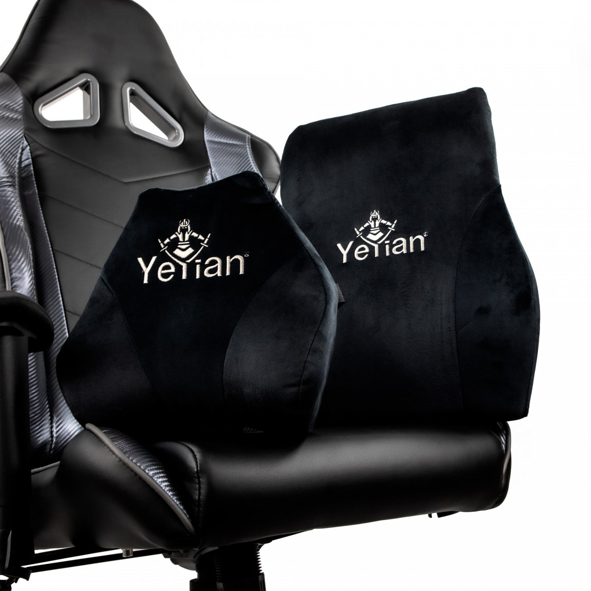 Yeyian YKA-20705 parte ó accesorio para sillas para videojuegos, Juego de almohadas, Negro