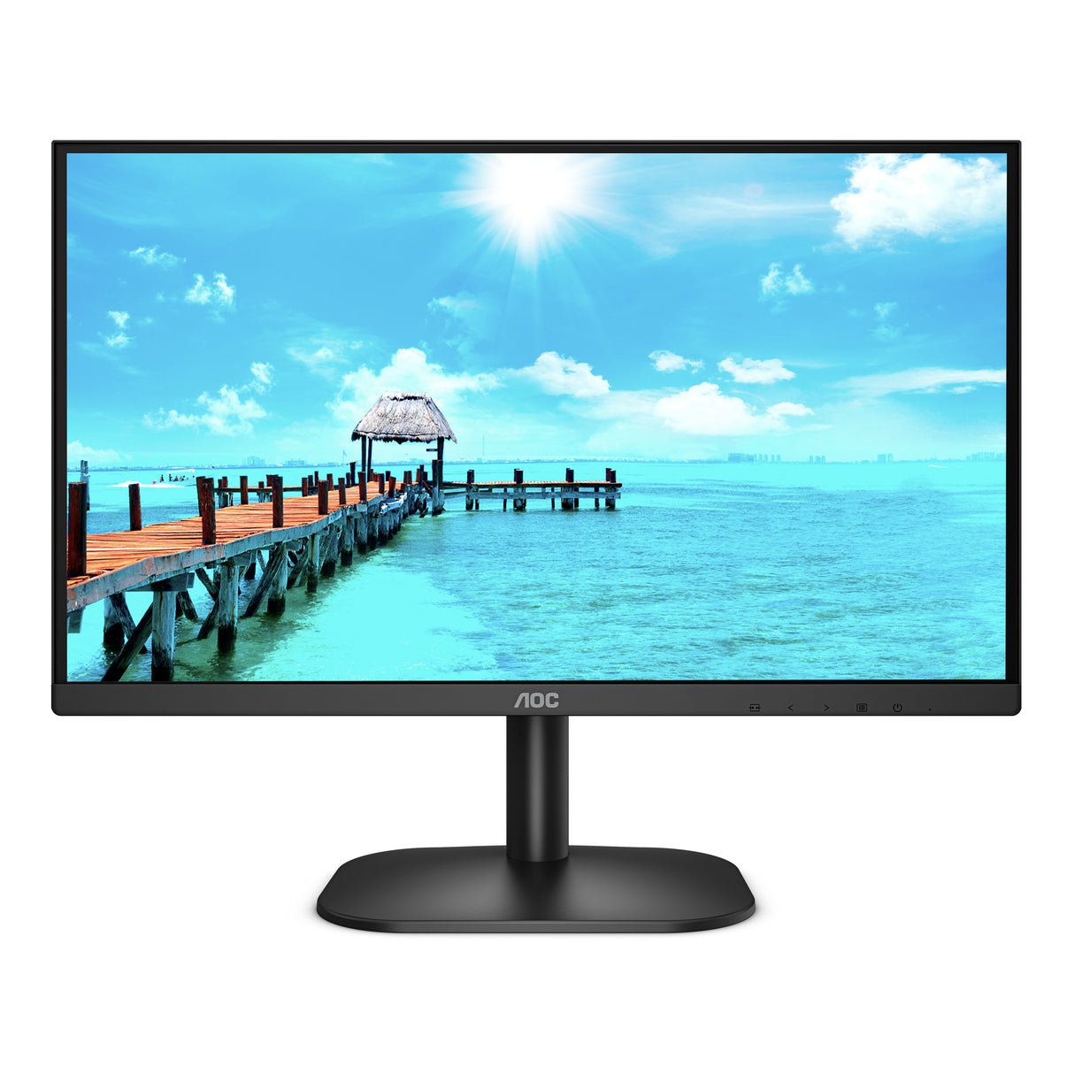 AOC B2 24B2XHM pantalla para PC 60,5 cm (23.8") 1920 x 1080 Pixeles Full HD LCD Negro