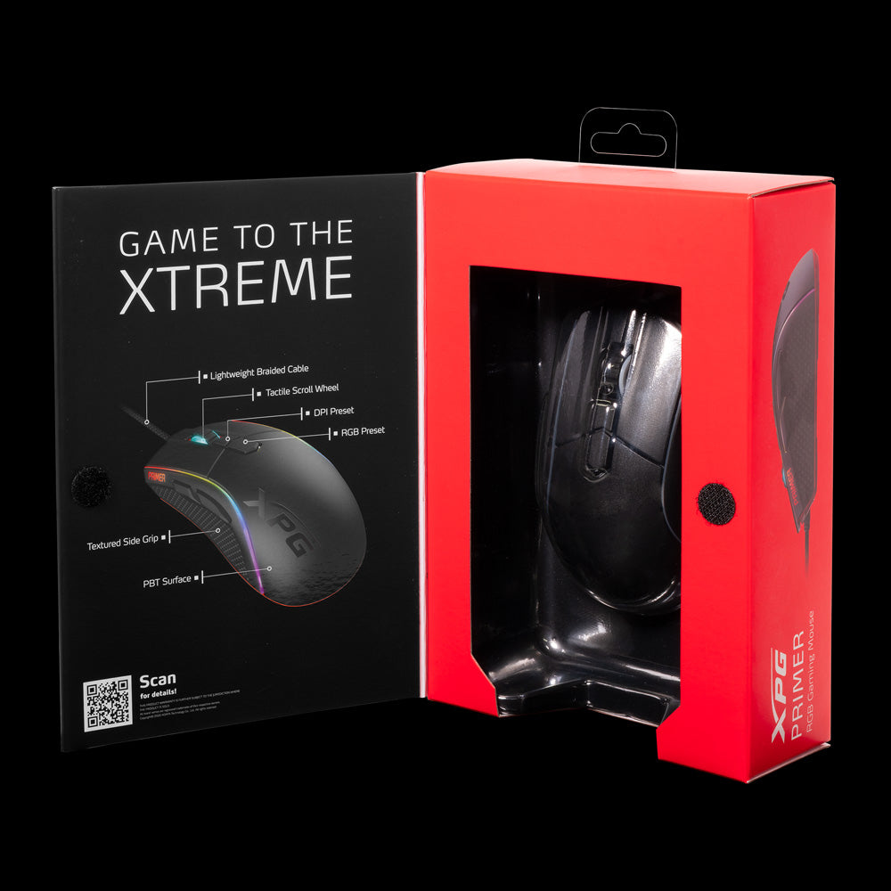 XPG Primer Ratón Juego USB tipo A Óptico 12000 DPI