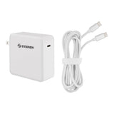 Steren COM-1395 adaptador e inversor de corriente Interior 60 W Blanco, PC todo en uno, 100 - 240 V