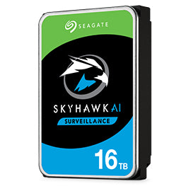 Seagate SkyHawk AI disco duro interno 16 TB 7200 RPM 256 MB 3.5" Serial ATA III