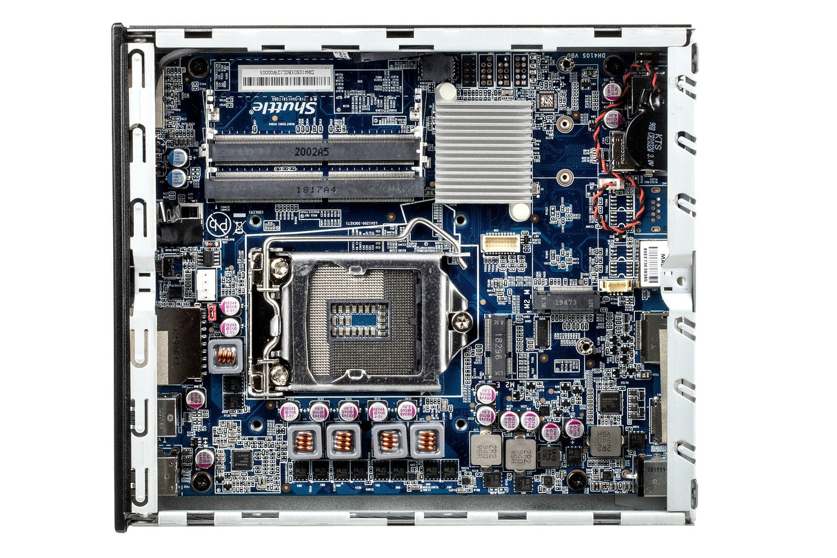 Shuttle DH610S PC/estación de trabajo barebone PC delgado Negro Intel H610 Intel UHD Graphics 700 Windows 10/11 64 bit O.S, Linux 120 W