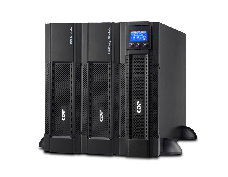 CDP UPO22-10RTAXK 10KVA/10KW KIT UPS Online Incluye PM TM BM MBS1 PF UL, FCC, 220 Vac 10U UPS Doble conversión (en línea) 10 kVA 10000 W Seno