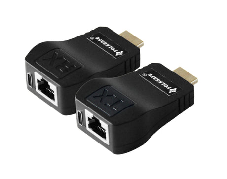 FOLKSAFE FS-HD2000E extensor audio/video Transmisor y receptor de señales AV Negro