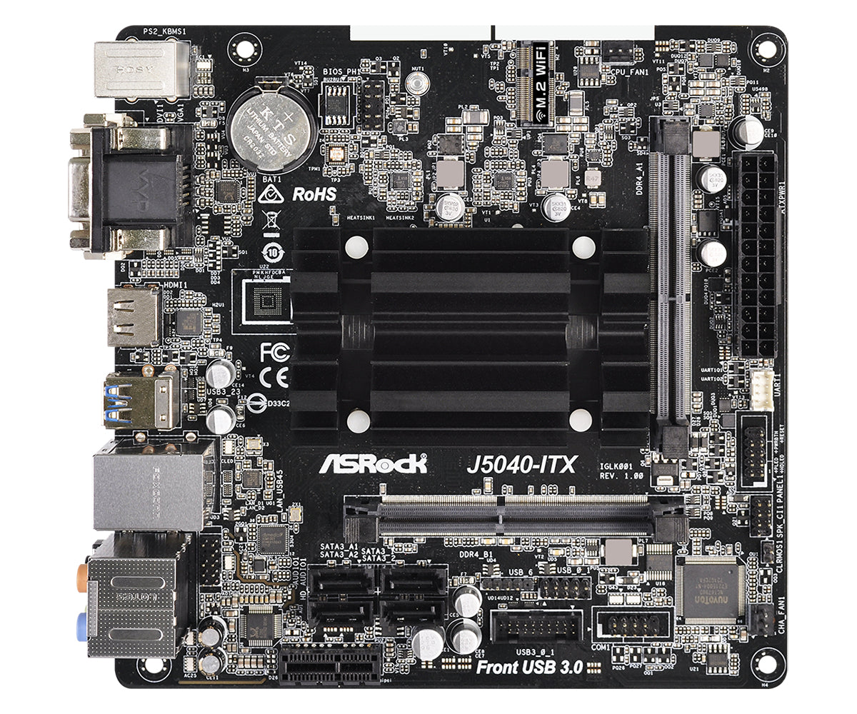 Asrock J5040-ITX, Intel, Intel® Pentium®, DDR4-SDRAM | Placas base