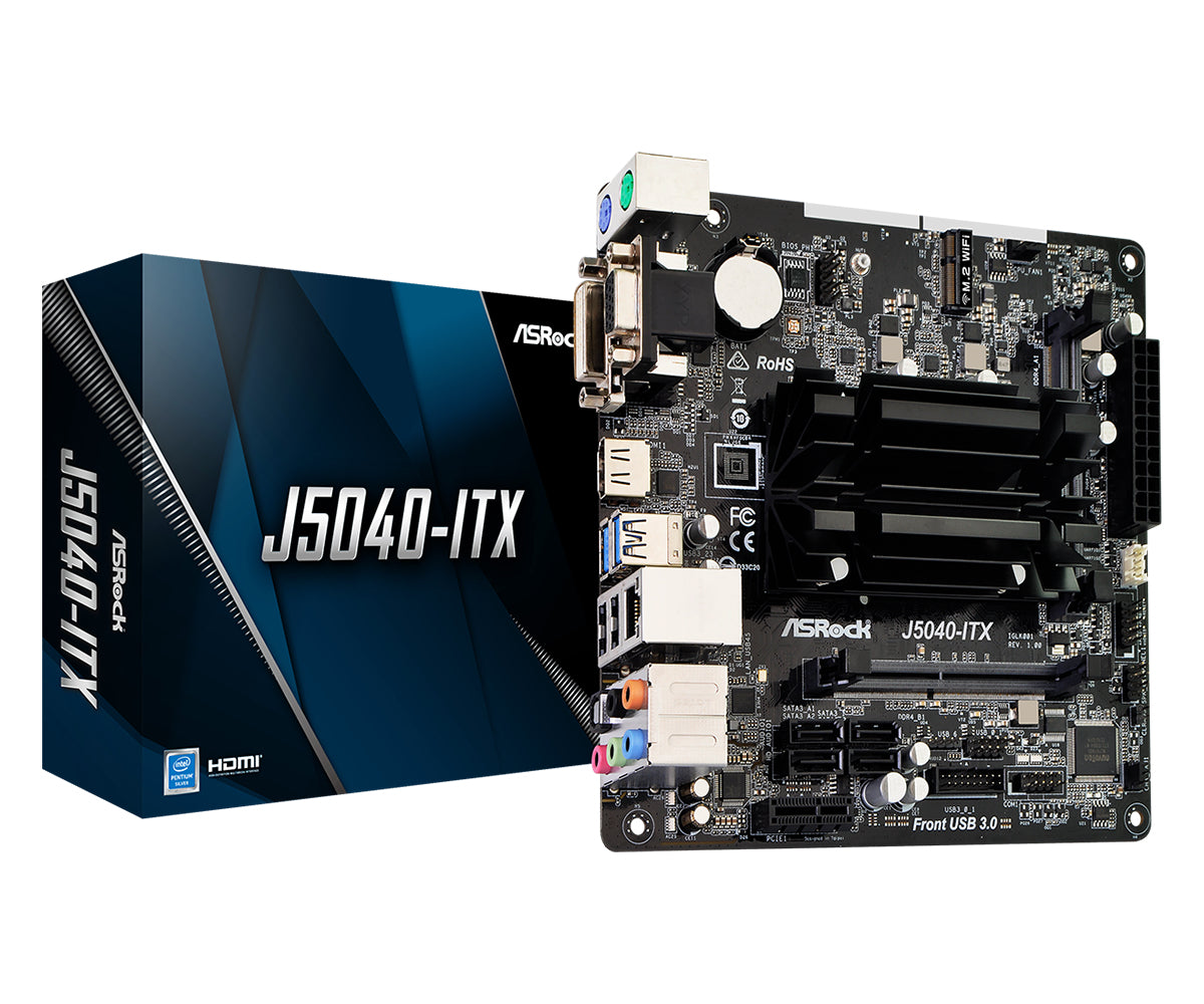 Asrock J5040-ITX, Intel, Intel® Pentium®, DDR4-SDRAM | Placas base