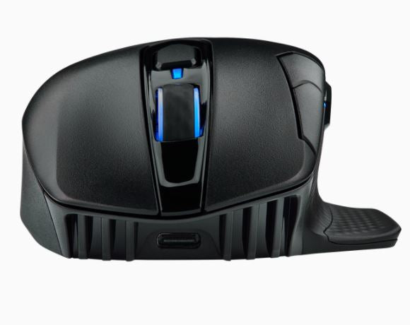 Corsair Dark Core RGB Pro ratón Juego mano derecha RF Wireless + Bluetooth + USB Type-A Óptico 18000