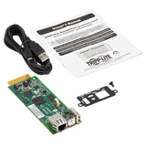 Tripp Lite WEBCARDLXMINI Accesorios para UPS Tarjeta de gestión de red Si IPv4, IPv6, HTTP, HTTPS, SMTP, SNMPv1, SNMPv2c
