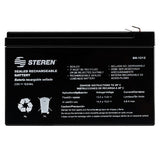 Steren BR-1212 batería recargable industrial Sealed Lead Acid (VRLA) 12000 mAh 12 V, Negro, 1 pieza(s)