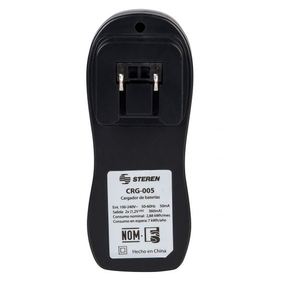 Steren CRG-005 cargador de batería Pilas de uso doméstico Corriente alterna
