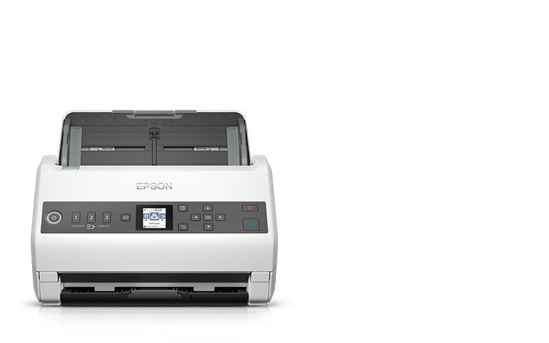 Epson DS-730N Escáner alimentado con hojas 600 x 600 DPI A4 Negro, Gris, 215.9 x 6096 mm, 30 Bit, 24 Bit