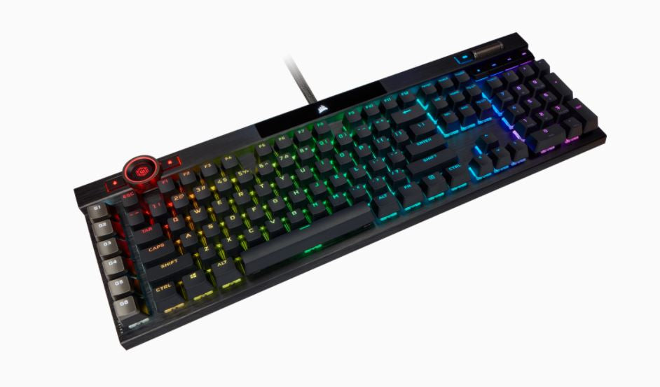 Corsair K100 RGB teclado Juego USB QWERTY Inglés de EE. UU. Negro