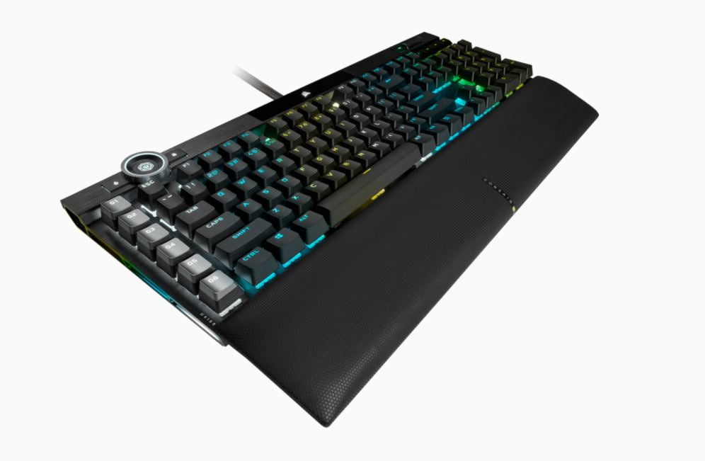Corsair K100 RGB teclado Juego USB QWERTY Inglés de EE. UU. Negro