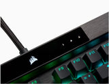 Corsair K100 RGB teclado Juego USB QWERTY Inglés de EE. UU. Negro