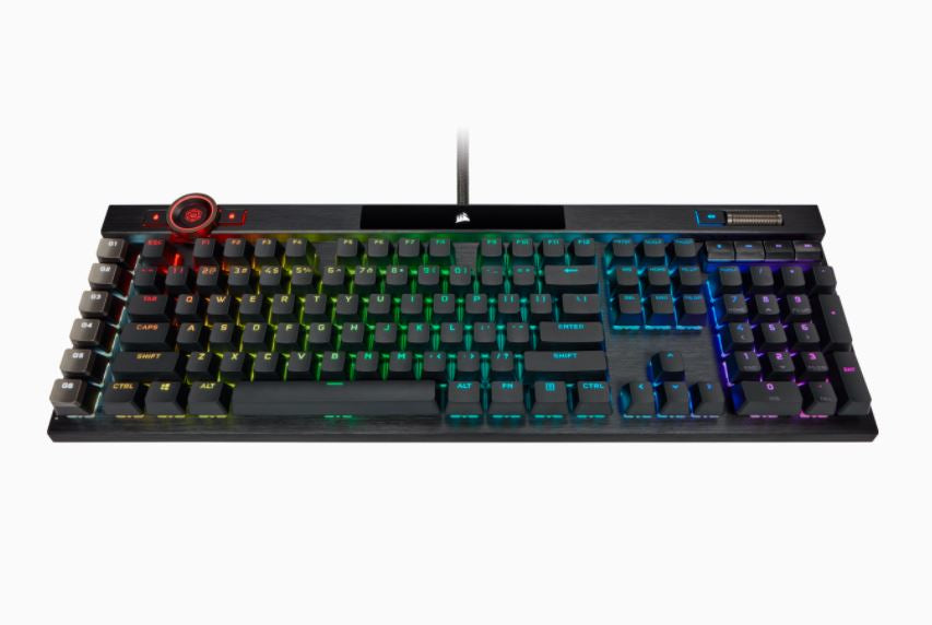 Corsair K100 RGB teclado Juego USB QWERTY Inglés de EE. UU. Negro