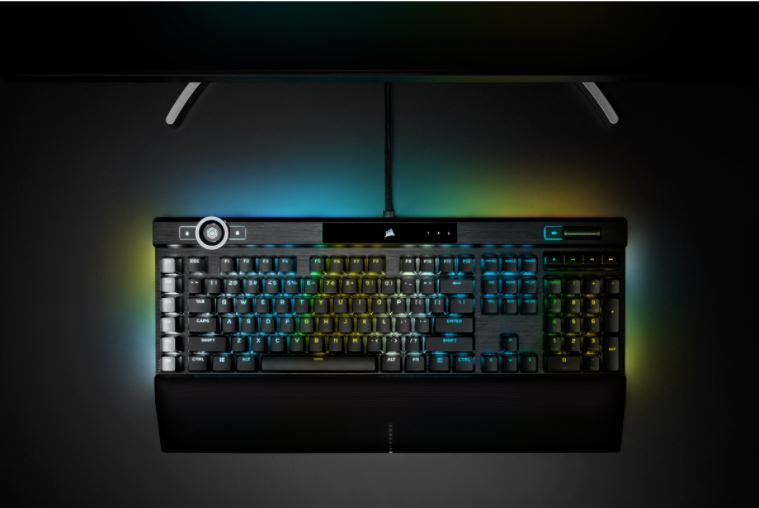 Corsair K100 RGB teclado Juego USB QWERTY Inglés de EE. UU. Negro