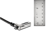 Kensington Candado fino de combinación NanoSaver™ para portátiles Cable Negro Portátil Cerradura con combinación Kensington