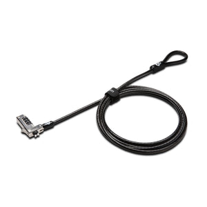 Kensington Candado fino de combinación NanoSaver™ para portátiles Cable Negro Portátil Cerradura con combinación Kensington