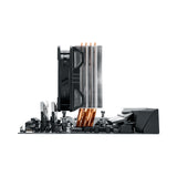 Cooler Master Hyper 212 EVO V2 Procesador Enfriador 12 cm Negro, Plata 1 pieza(s), 650 RPM, 1800 RPM