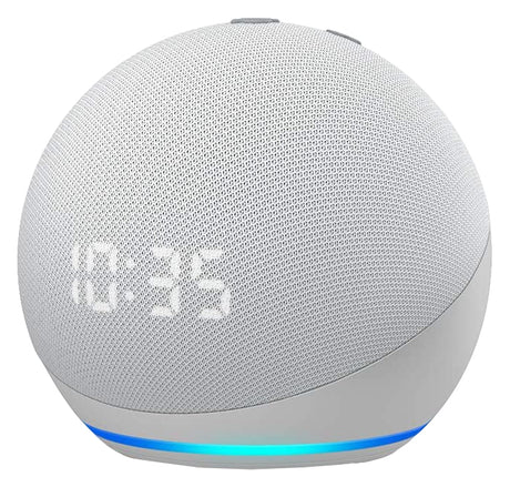 Amazon Echo Dot (4th Gen), Amazon Alexa, Esférico, Blanco, B07XJ8C8F7 | Dispositivos con asistente virtual