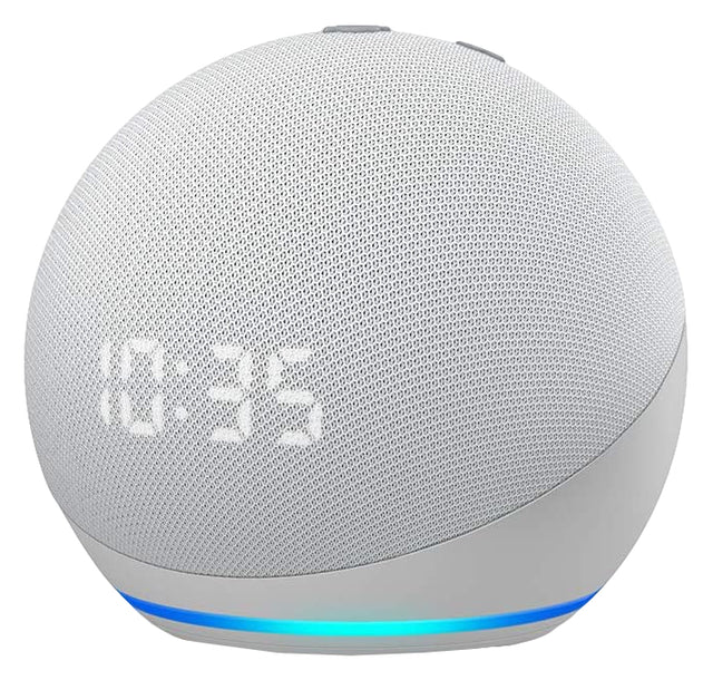 Amazon Echo Dot (4th Gen), Amazon Alexa, Esférico, Blanco, B07XJ8C8F7 | Dispositivos con asistente virtual