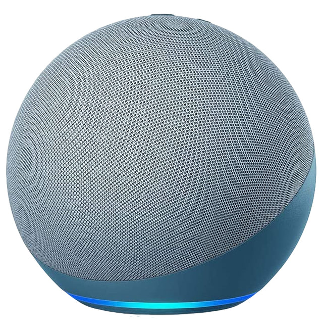 Amazon Echo (4th Gen), Amazon Alexa, Esférico, Azul, B085HK4KL6 | Dispositivos con asistente virtual