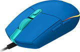 Logitech G 910-005795 ratón Juego USB tipo A 8000 DPI, Azul | Ratones