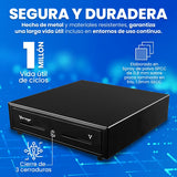 CAJON DE DINERO METAL VORAGO CD-100 5 BILLETES 8 MONEDAS RJ11