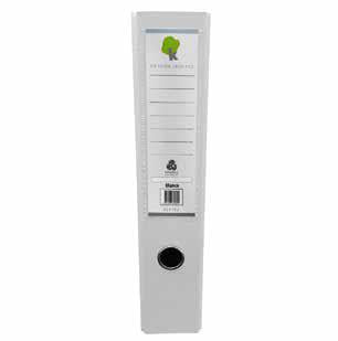 Techmakro KITCARP20BC carpeta Cartón, Cloruro de polivinilo (PVC) Blanco Carta, Folder de archivo convencional, Mate, 65