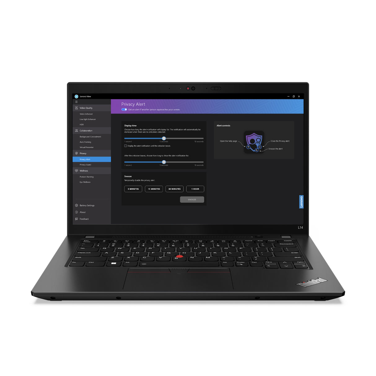 Lenovo ThinkPad L14 Gen 4 (Intel) Laptop Thunder black Portátil Negro Concha